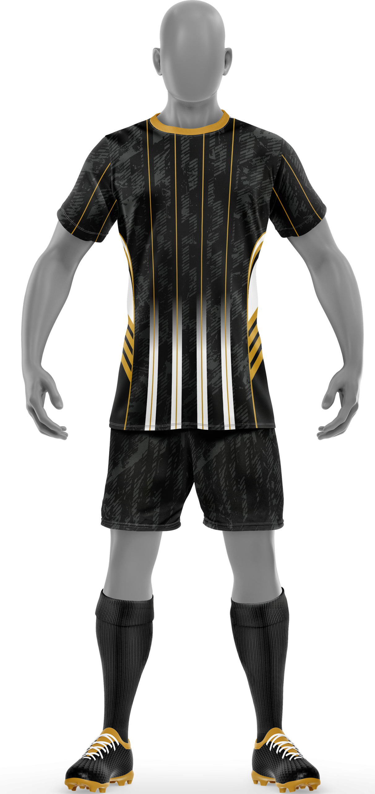 Samqom sports custom soccer Uniform Muckup Front veiw