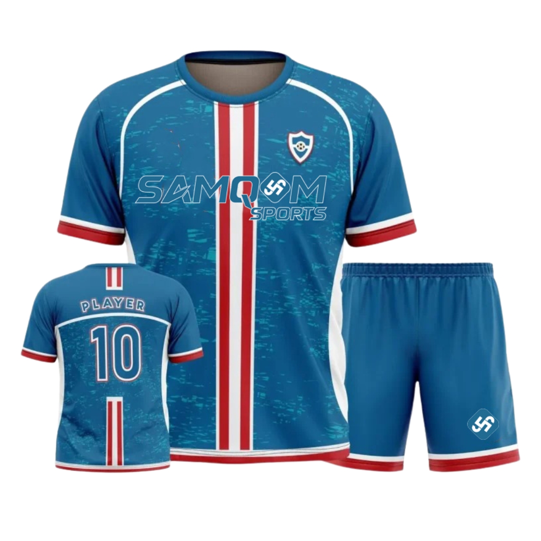 Samqom Sports custom Soccer uniform with personalized name and number